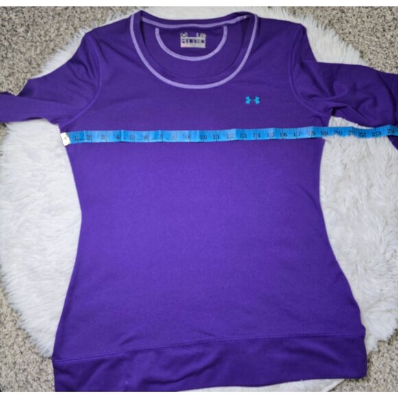 Under Armour Purple Sweatshirt With White Trim Size L - Picture 6 of 13
